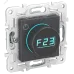 SKANDY Термостат электронный с индикацией SK-T01G графит IEK