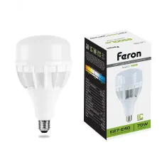 Лампа светодиодная, (70W) 230V E27-E40 4000K T140, LB-65