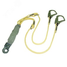 Строп аКдр - огнеупорный двойной из регулируемой до 2 м веревки с амортизатором