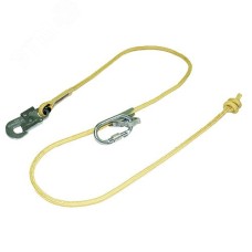 Строп К (с зажимом) - огнеупорный из веревки 2 м с зажимом ползунковоло типа
