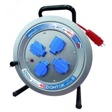 Удлинитель силовой на металлической катушке АРКТИК КГ 3*2,5, 4,0 кВт, IP-44, с заземлением, 40 метров DOMTOK