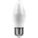 Лампа светодиодная, (9W) 230V E27 4000K С37, LB-570