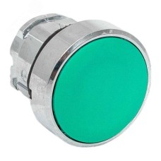 Исполнительный механизм кнопки XB4 зеленый плоский возвратный без фиксации, без подсветки IP65
