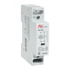 Контактор модульный КМ 20А 1NC+1NO 230VAC (1 мод.) AVERES