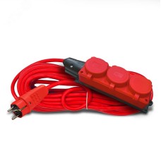 Удлинитель силовой 3 розетки IP-44 АРКТИК Морозостойкий КГ 3x1,5, 3,5кВт, с заземлением, 40 метров DOMTOK