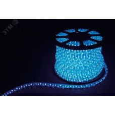Дюралайт (световая нить) со светодиодами, 3W 50м 230V 72LED/м 11х17мм, синий, LED-F3W с 2 заглушками, 2 сетевыми шнурами, 2 коннекторами в комплекте