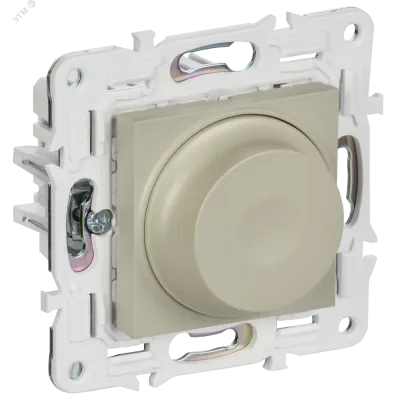 SKANDY Светорегулятор поворотный 600Вт SK-D01B бежевый IEK