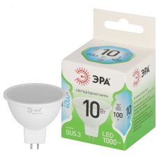 Лампа светодиодная ЭРА GREEN LINE LED MR16-10W-840-GU5.3 GL GU5.3 10 Вт софит яркий белый свет