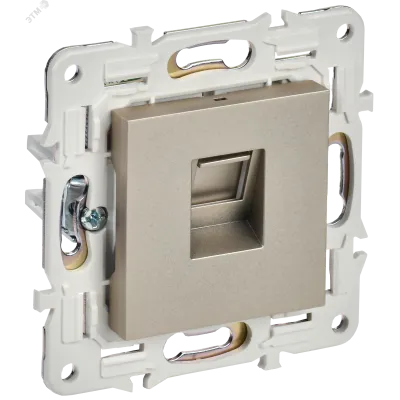 SKANDY Розетка компьютерная RJ45 кат.5E SK-K01Sh шампань IEK