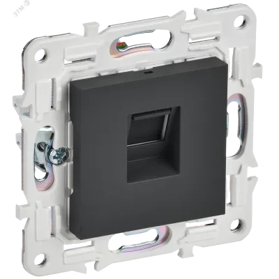 SKANDY Розетка компьютерная RJ45 кат.6 SK-K02G графит IEK