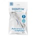 Шнур с вилкой, ПВС, 2*1, без заземления, 10А, 3 метра, белый, DOMTOK