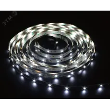 Лента светодиодная, 120SMD(2835)/m 9.6W/m 12V 5m 6500К, LS613
