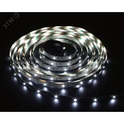 Лента светодиодная, 120SMD(2835)/m 9.6W/m 12V 5m 6500К, LS613