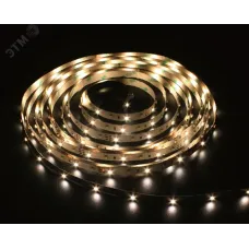 Лента светодиодная, 120SMD(2835)/m 9.6W/m 12V 5m 3000К, LS613