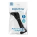 Шнур с вилкой, ПВС, 2*1, без заземления, 10А, 3 метра, черный, DOMTOK