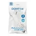 Шнур с вилкой, ПВС, 3*1, с заземлением, 10А, 3 метра, белый, DOMTOK