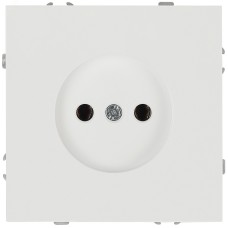 Розетка скрытого монтажа в рамку без заземления 2P 16А-250В IP20 белый матовый 15-2106-08 Galaxy