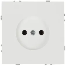 Розетка скрытого монтажа в рамку без заземления 2P 16А-250В IP20 белый матовый 15-2106-08 Galaxy