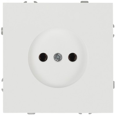 Розетка скрытого монтажа в рамку без заземления 2P 16А-250В IP20 белый матовый 15-2106-08 Galaxy