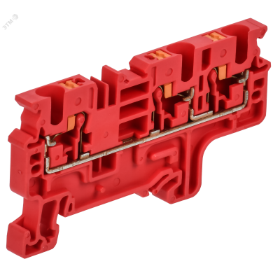 ARMAFIX Клемма пружинная Push In CP-MC 3 вывода 4мм2 красная IEK