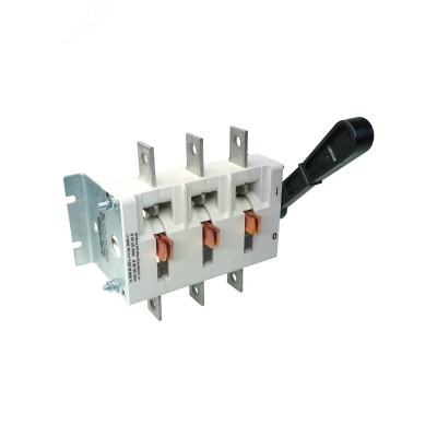 ВР32-37 А 30220-00 УХЛ3, 400А, несъёмная боковая рукоятка, 3-х полюсный на одно направление, IP00, выключатель-разъединитель (ЭТ)