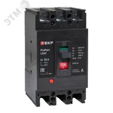 LS63 15кА 3P 20А ProPact EKF