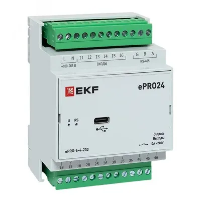 Модуль расширения ePRO24 удаленного управления 6вх\4вых 230В EKF PROxima