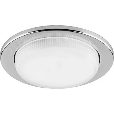 Светильник потолочный встраиваемый, 15W 230V GX53, хром без лампы, DL53