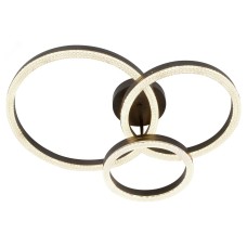 Светильник светодиодный потолочный ДПБ-110Вт 3000К/6000К Модерн Bloom CLL-1 110W RC BK с ДУ