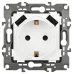 Розетка ЭРА Серия 12 12-4109-01М , 2P+E 16A-250В, штор. с 2xUSB 5В-3А, белый матовый
