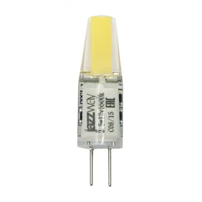 PLED-G4 COB  2.5w 200Lm 3000K 12В (силикон 10*39мм) Jazzway