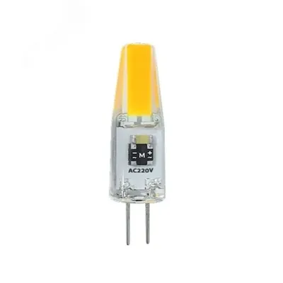 PLED-G4 COB  3w 240Lm 3000K 220В (силикон d10*38мм)  Jazzway