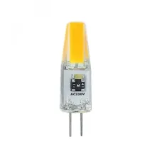PLED-G4 COB  3w 240Lm 5500K 220В (силикон d10*38мм)  Jazzway