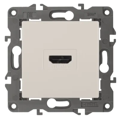 14-3114-02 ЭРА Розетка HDMI, IP20, Эра Elegance, сл.кость (10/100/3200)