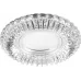 Светильник потолочный встраиваемый со светодиодной подсветкой 15LEDx2835 SMD 4000K, MR16 50W G5.3, прозрачный, хром, CD904 с драйвером в комплекте