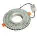 Светильник потолочный встраиваемый со светодиодной подсветкой 15LEDx2835 SMD 4000K, MR16 50W G5.3, прозрачный, хром, CD937 с драйвером в комплекте