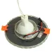 Светильник потолочный встраиваемый со светодиодной подсветкой 15LEDx2835 SMD 4000K, MR16 50W G5.3, прозрачный, хром, CD938 с драйвером в комплекте