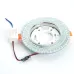Светильник встраиваемый со светодиодной подсветкой 20LEDx2835 SMD 4000K, 15W GX53, без лампы, прозрачный, хром, CD4020 с драйвером в комплекте
