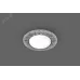 Светильник встраиваемый со светодиодной подсветкой 20LEDx2835 SMD 4000K, 15W GX53, без лампы, прозрачный, хром, CD4022 с драйвером в комплекте