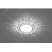 Светильник встраиваемый со светодиодной подсветкой 20LEDx2835 SMD 4000K, 15W GX53, без лампы, прозрачный, хром, CD4023 с драйвером в комплекте