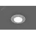 Светильник встраиваемый со светодиодной подсветкой 20LEDx2835 SMD 4000K, 15W GX53, без лампы, прозрачный, хром, CD4023 с драйвером в комплекте