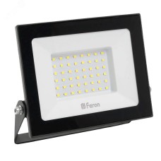 Прожектор светодиодный 2835 SMD 50W 4000K IP65 AC220V/50Hz, черный, LL-921