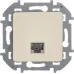 Розетка компьютерная RJ45 категория 5Е UTP слоновая кость INSPIRIA