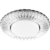 Светильник встраиваемый со светодиодной подсветкой 20LEDx2835 SMD 4000K, 15W GX53, без лампы, прозрачный, хром, CD4025 с драйвером в комплекте