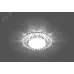 Светильник встраиваемый со светодиодной подсветкой 20LEDx2835 SMD 4000K, 15W GX53, без лампы, прозрачный, хром, CD4025 с драйвером в комплекте