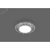 Светильник встраиваемый со светодиодной подсветкой 20LEDx2835 SMD 4000K, 15W GX53, без лампы, прозрачный, хром, CD4025 с драйвером в комплекте