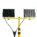 Прожектор на штативе, 2x30W 6400К 220V черный IP65 , LL-502