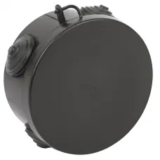 Распаячная коробка ЭРА KOR-85-40-4g-B открытой установки черная 85х40мм с гермовводами 4 вх. IP54