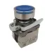 Кнопка КМЕ4611мЛС-24В-синий-1но+1нз-цилиндр-индикатор-IP65