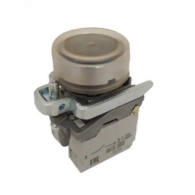 Кнопка КМЕ4210мС-черный-1но+0нз-цилиндр-IP65